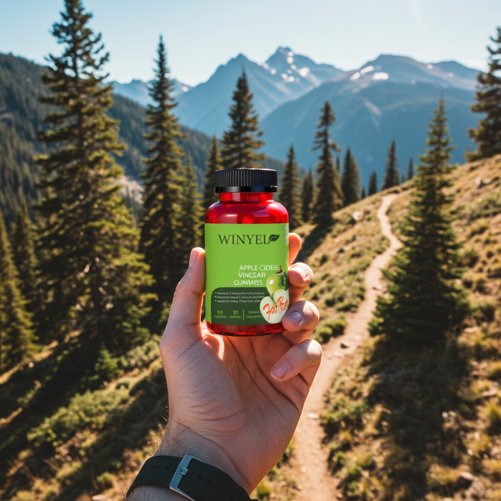 Apple Cider Vinegar Gummies Formulated to Support Normal Energy Levels & Gut Health - Supports Digestion, Detox & Cleansing - ACV Gummies W/VIT B12 Dietary Edible Fitness